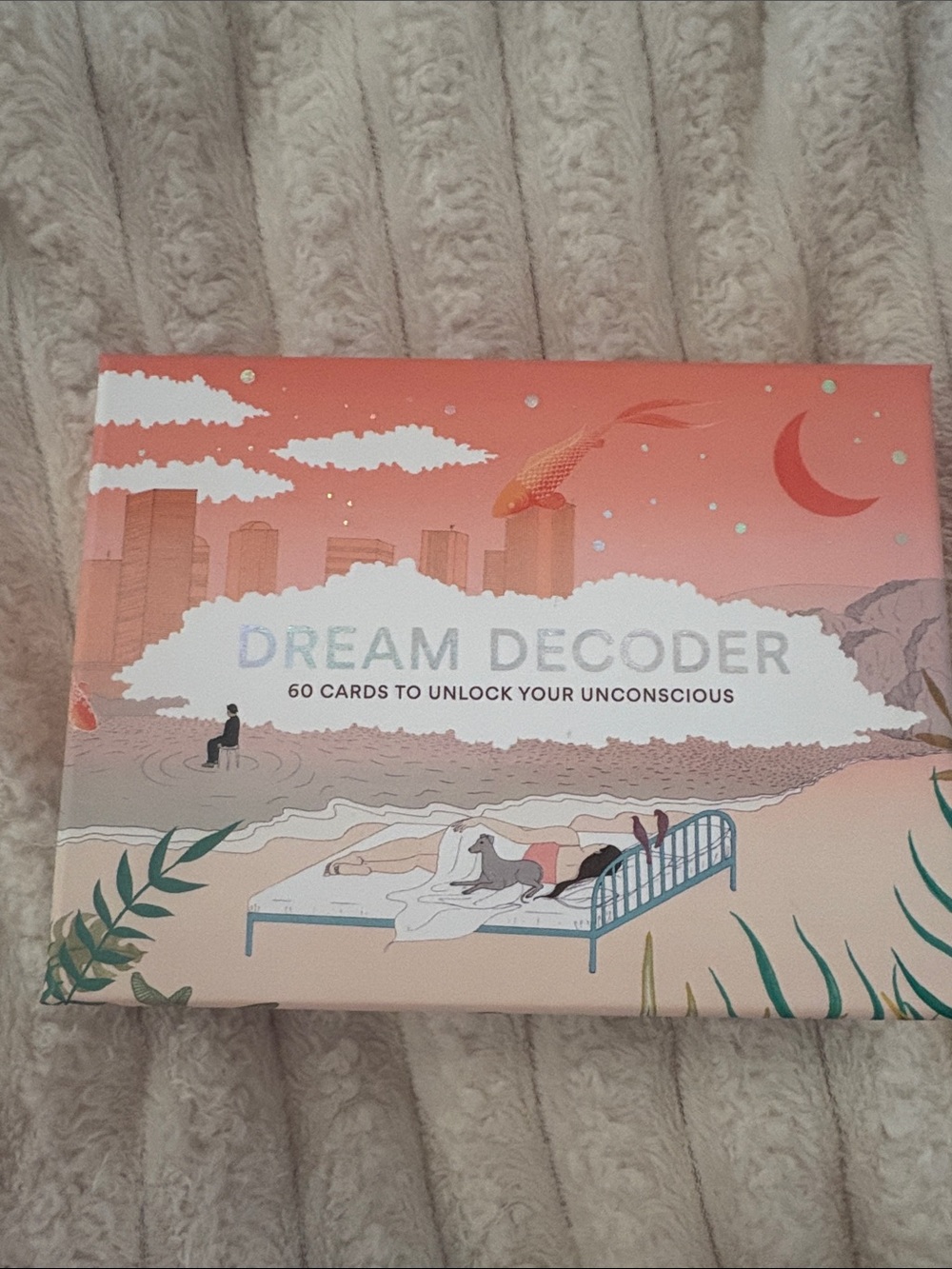 Dream Decoder Oracle Card Deck - Coral Pink Box